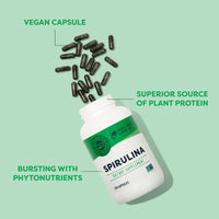 Thumbnail for Vimergy Herbs - Spirulina Capsules 180 Capsules
