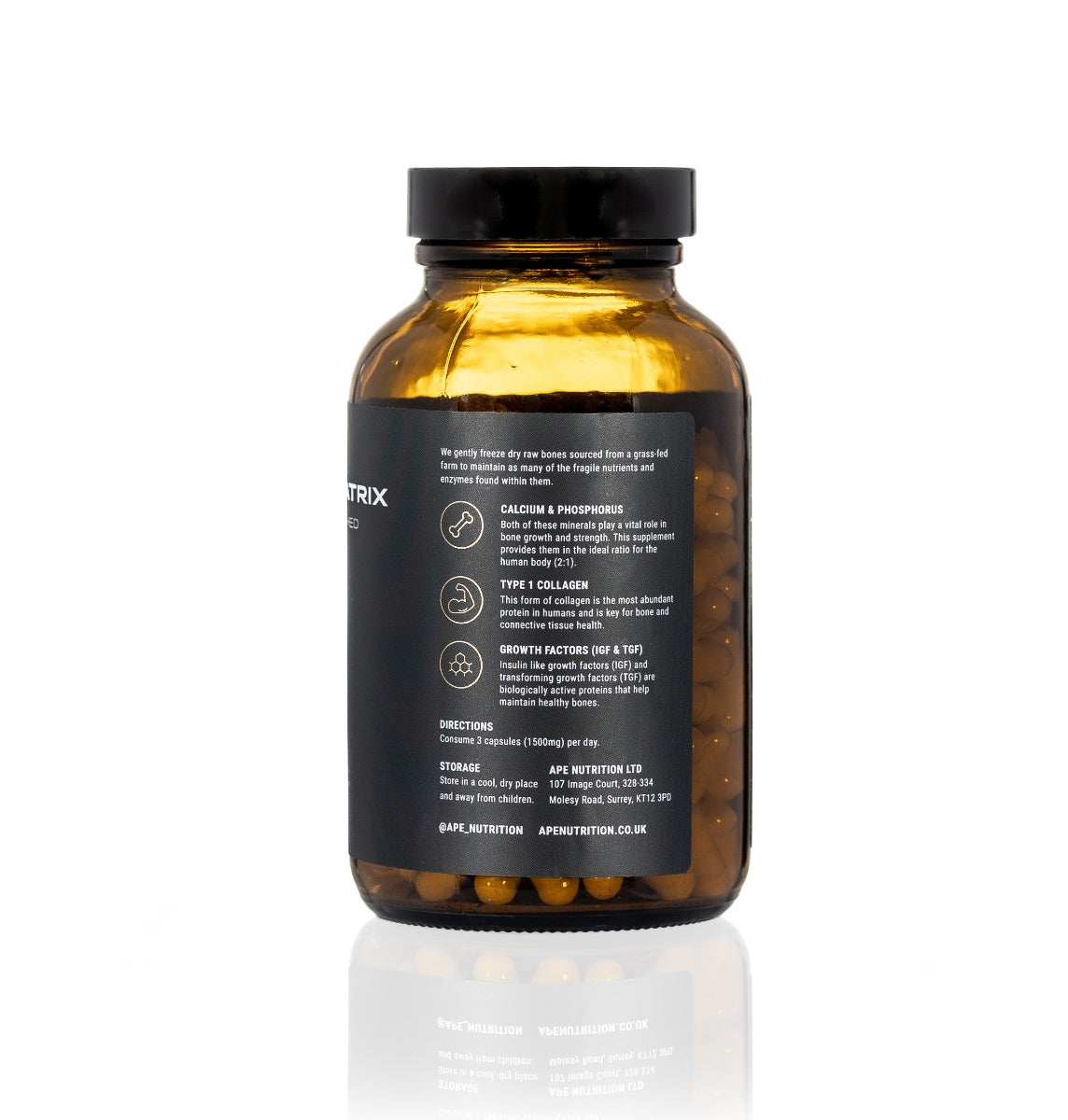 Best Before End August 2024 - APE Nutrition - Whole Bone Matrix 180caps