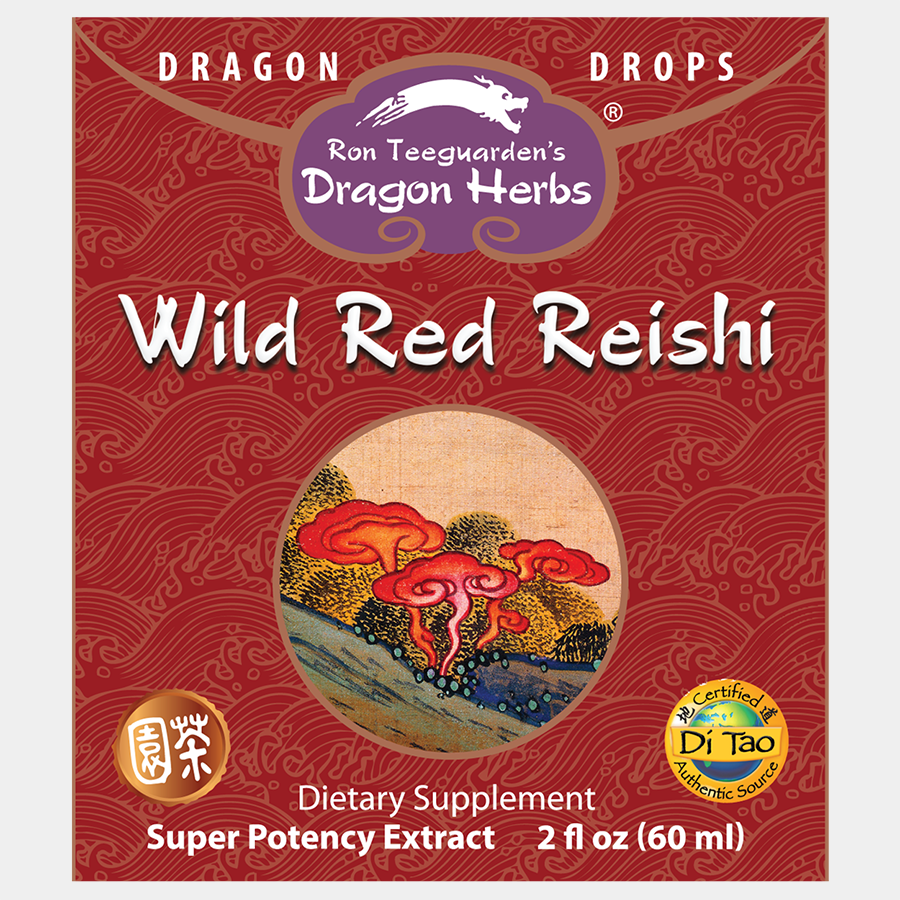 Dragon Herbs Wild Red Reishi Drops 240ml (8floz)